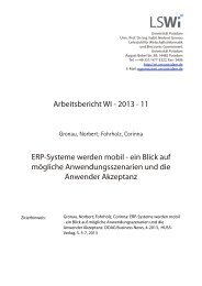 Arbeitsbericht WI-2013-11.pdf - Lehrstuhl für Wirtschaftsinformatik ...