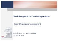 Workflow-Management -Systeme - Lehrstuhl für ...