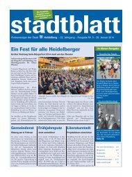 Ein Fest für alle Heidelberger - Stadt Heidelberg