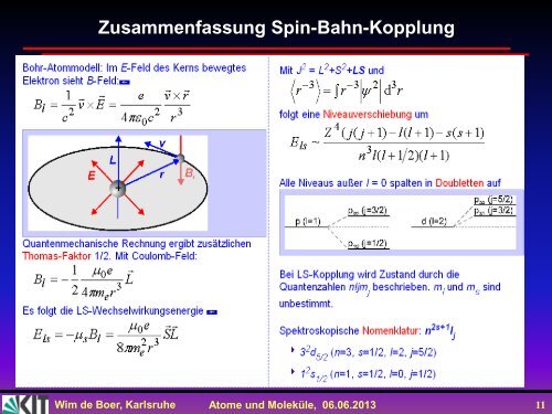 Spin-Bahn Kopplung