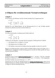 σ-Ellipsen für zweidimensionale Normalverteilungen - an der HTWG ...