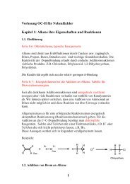 Alkene, Additionsreaktionen - Organische Chemie