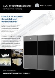 SLA® Produktionsdrucker - 3D Systems
