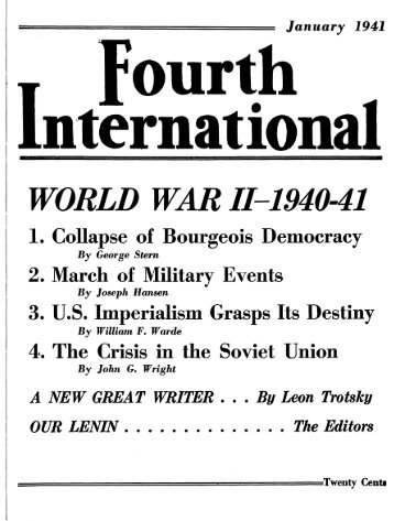 January 1941 - Marxists Internet Archive