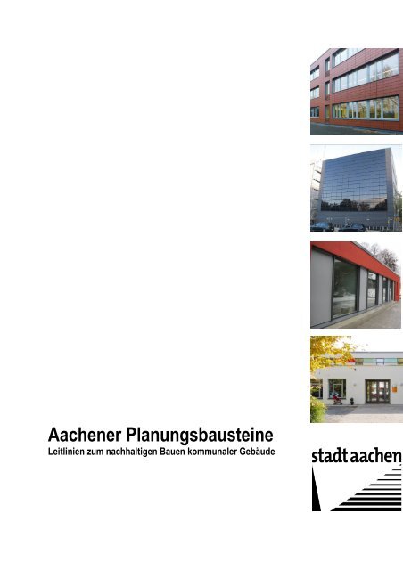 PDF-Version der Aachener Planungsbausteine - Stadt Aachen