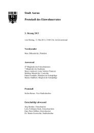 Protokoll Einwohnerrat vom 13. Mai 2013 [PDF, 323 KB] - Aarau