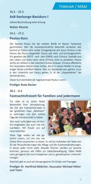 Bibelkurse Freizeiten Konferenzen Seminare - A.B.-Verein