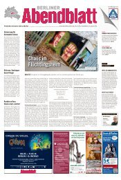 Chaosim flüchtlingsheim - Berliner Abendblatt