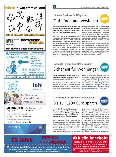 in Genossenschaften - Berliner Abendblatt