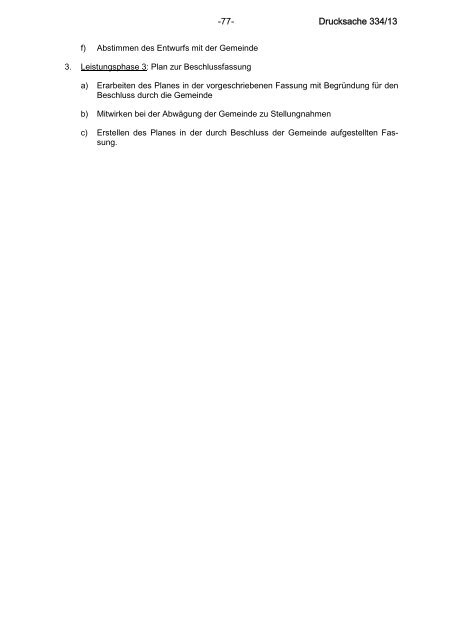 Bundesrats-Drucksache 334/13 zur HOAI 2013 vom 25.4.2013 mit ...