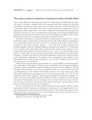 The superconductor-insulator transition in dirty metallic films1