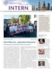 Ausgabe Nr. 154 - April 2013 - Evangelische Kirche Frankfurt am Main