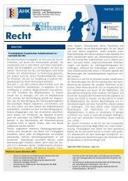 finden Sie die aktuelle Ausgabe des Newsletters ... - AHK Kroatien