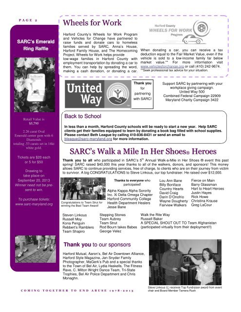 Check out our summer newsletter! - SARC