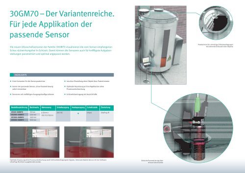 The Pulse of Automation - Ultrasonics by Pepperl+Fuchs - Die drei ...