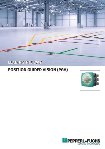 Position Guided Vision - PGV - Pepperl+Fuchs