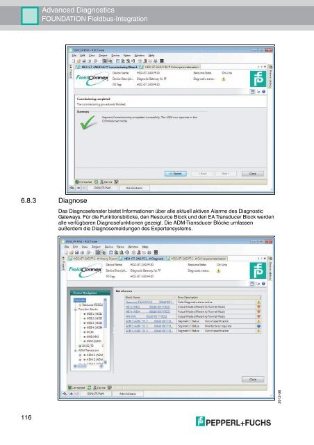 Advanced Diagnostics HANDBUCH - Pepperl+Fuchs