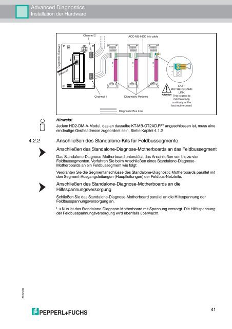 Advanced Diagnostics HANDBUCH - Pepperl+Fuchs