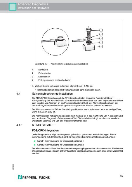 Advanced Diagnostics HANDBUCH - Pepperl+Fuchs