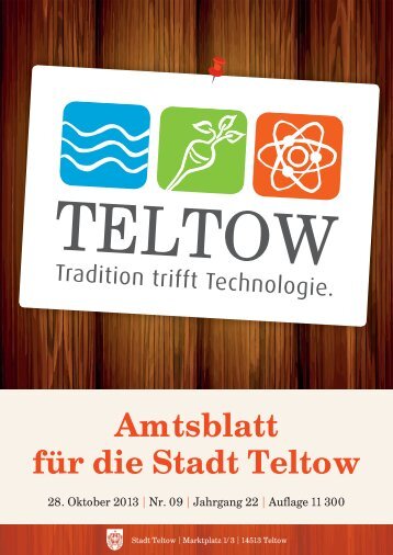 Amtsblatt Teltow 9_2013.indd - der Stadt Teltow