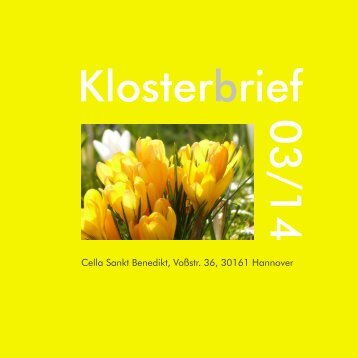 Klosterbrief 03/14