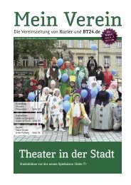 Theater in der Stadt - Mein Verein - Nordbayerischer Kurier