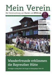 Wanderfreunde erklimmen die Bayreuther Hütte - Mein Verein