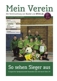 So sehen Sieger aus - Mein Verein - Nordbayerischer Kurier