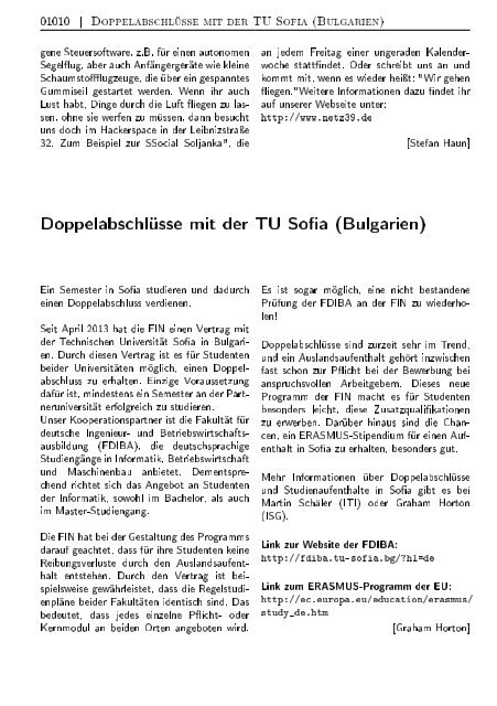 FIN.log 29 - FaRaFIN - Otto-von-Guericke-Universität Magdeburg