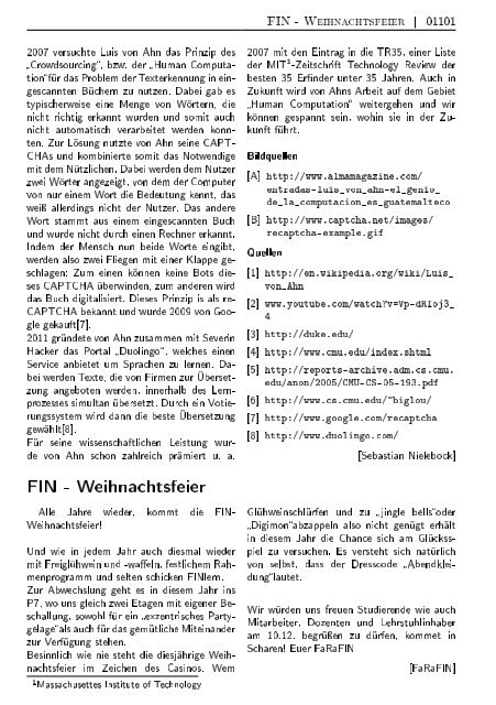 FIN.log 29 - FaRaFIN - Otto-von-Guericke-Universität Magdeburg