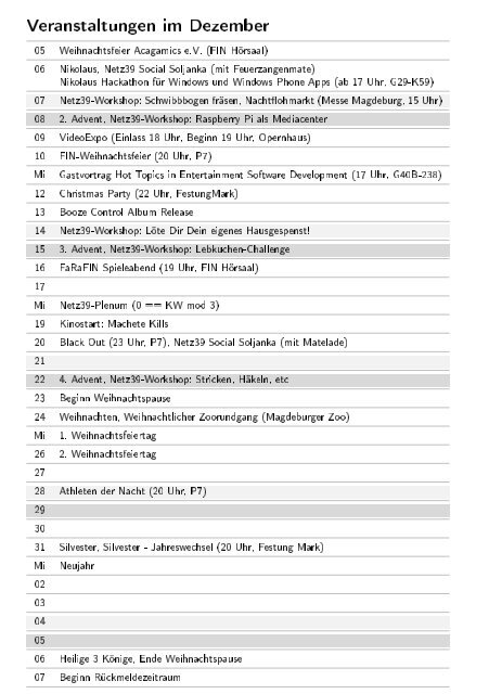 FIN.log 29 - FaRaFIN - Otto-von-Guericke-Universität Magdeburg