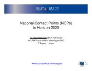 National Contact Points (NCPs) in Horizon 2020