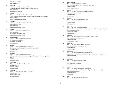 Pferdeverzeichnis 1 - Reitsporttermine.de