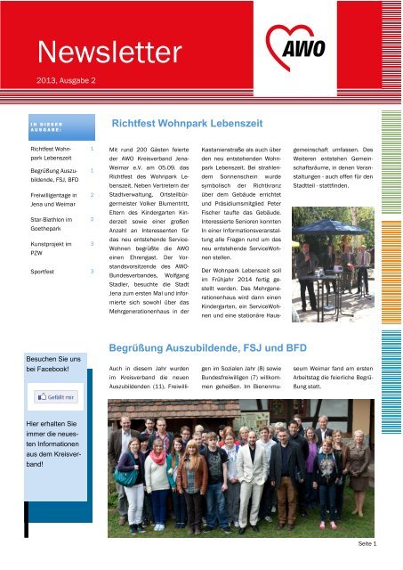 Newsletter - AWO Kreisverband Jena-Weimar eV