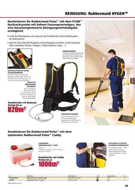 REINIGUNG - Rubbermaid Commercial Products