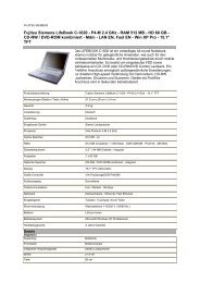 Fujitsu Siemens LifeBook C-1020 - P4-M 2.4 GHz - RAM 512 MB ...
