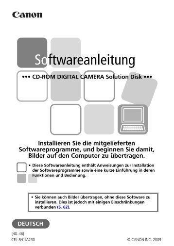 Softwareanleitung - Canon Europe