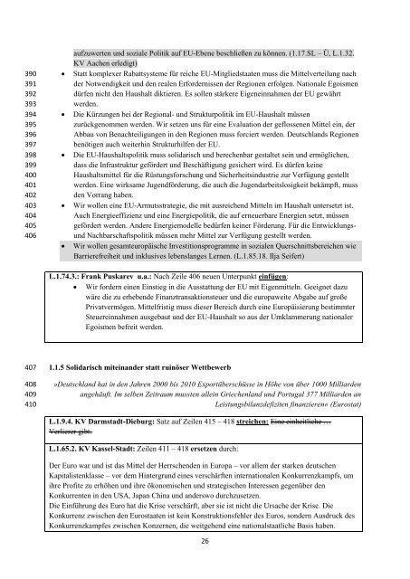 Abstimmungsheft Leitantrag L.1. - Die Linke