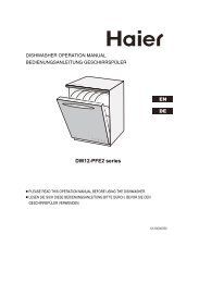 冷凍冷蔵庫 取扱説明書 - Haier.com
