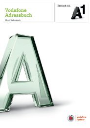 Vodafone Adressbuch - A1.net