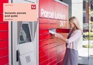 Domestic parcels post guide 8833732 - Australia Post