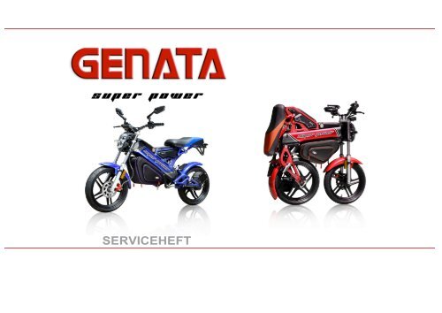 SERVICEHEFT - GENATA MOTOR