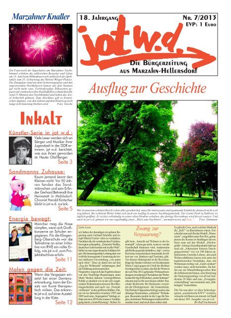 Ausgabe 7- 2013 - jotwede-online.de