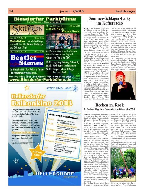 Ausgabe 7- 2013 - jotwede-online.de