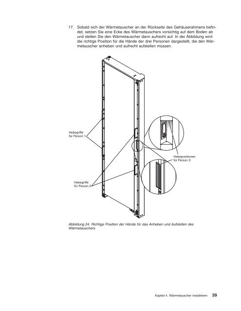 Rear Door Heat eXchanger V2: Installations- und Wartungshandbuch