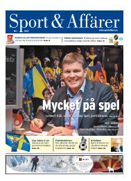 Lennart Käll, vd för Svenska Spel, porträtteras ... - Sport & Affärer