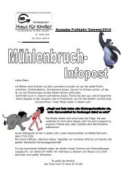 Mühlenbruch-Infopost - Warstein