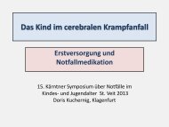 Das Kind im cerebralen Krampfanfall Erstversorgung und ...