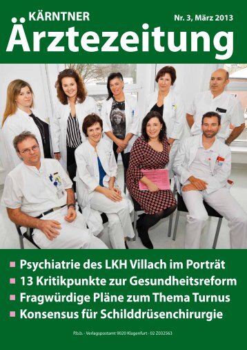 Psychiatrie des LKH Villach im Porträt - Ärztekammer für Kärnten