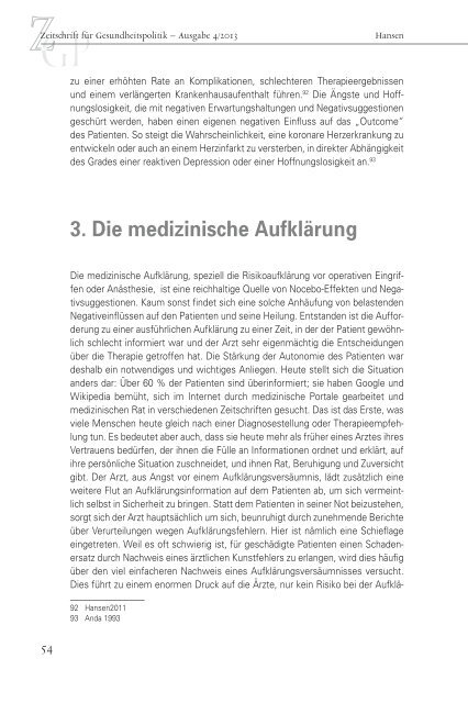 eitschrift für Gesundheitspolitik eitschrift für Gesundheitspolitik